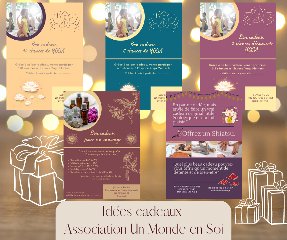 Cartes cadeaux YOGA et BIEN-ÊTRE 6